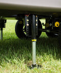 Ground Control 3.0 Automatic 5th Wheel RV Leveling System Rear Hall Effect Jack Right Leg Replacement 5000 Lb Load Capacity installed