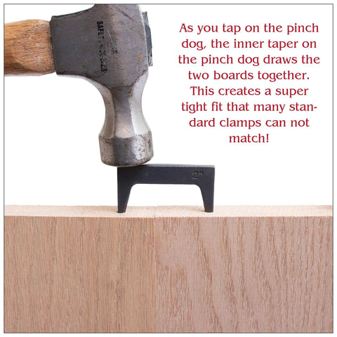 Built Tough One Half Inch Pinch Dogs Woodworking Clamps That Gonna Pull Your Boards Tight For Seamless Panel Joints And Rock Solid Joinery That Never Drops The Ball On Any Shop Job