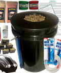 DWC Deep Water Culture Hydroponic Garden System Kit For A 5 Gallon Bubble Bucket With Bubbleponics Includes Nutrients And pH Testing