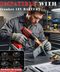 Straight Up Heavy Duty Cordless Heat Gun With Digital LCD Display And 350W Rapid Heating Power Built Like A Tank To Shrink Wrap Strip Paint Solder Parts And Crush Daily Diy Projects Tool Only being used for a project, with Milwaukee 18V battery compatibility.