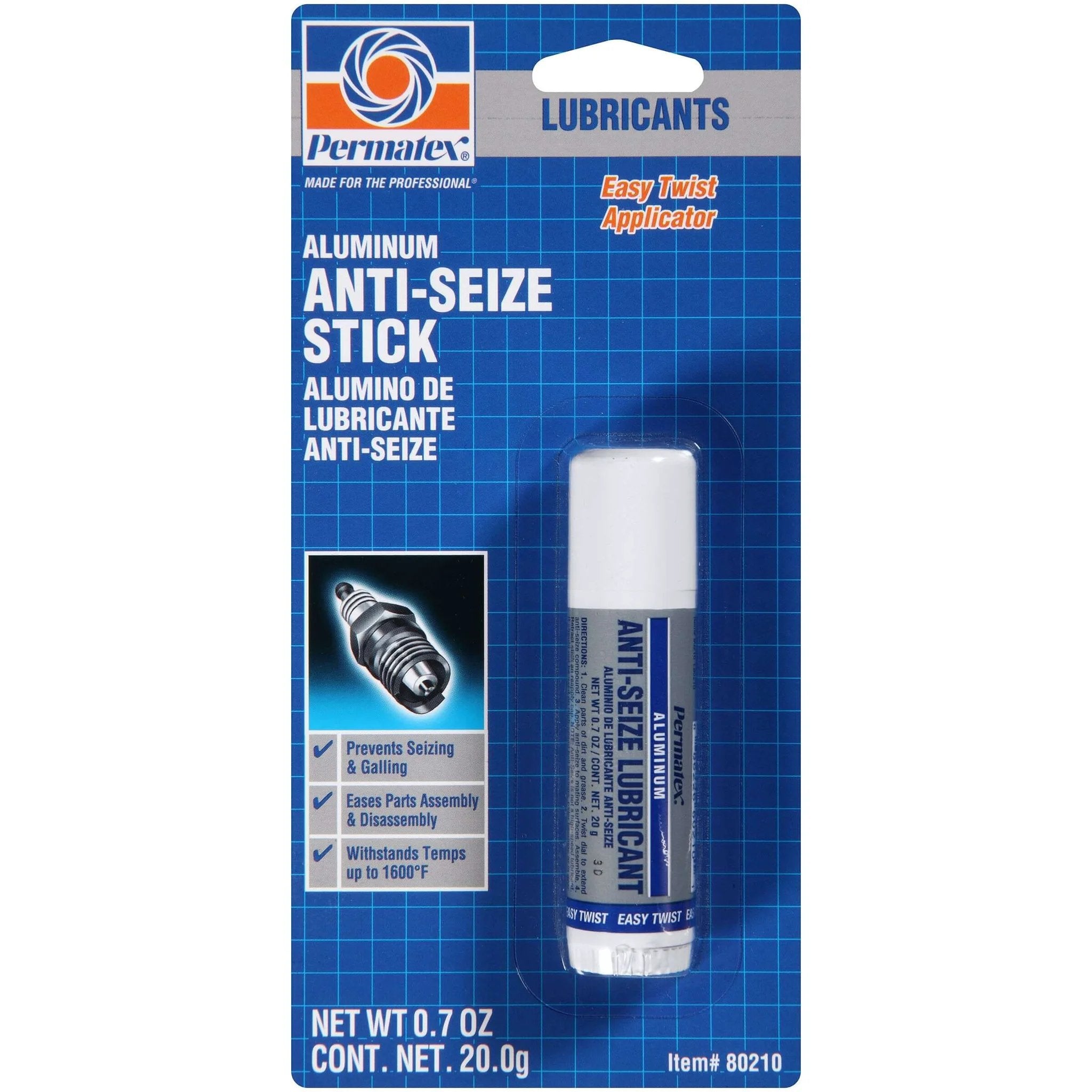 Aluminum Anti Seize Stick For Spark Plug Threads And Engine Bolts, No ...
