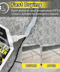 High Elasticity Self Leveling Concrete Crack Filler For Driveways, Walkways And Patios, Waterproof Slab Repair Sealant application