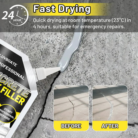 High Elasticity Self Leveling Concrete Crack Filler For Driveways, Walkways And Patios, Waterproof Slab Repair Sealant application