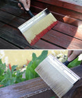 9 Inch Deck Stain Brush for Wood wide 9 inch bristle brush for fast even stains and sealants smooth finish workhorse shown staining wood