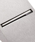 Close-up of 2-inch steel blade on No 4 Woodworking Hand Planer With 2 Inch Steel Blade And Adjustable Mouth For Smooth Precise Planing