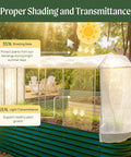 Garden Cover Netting System For 2 By 8 Beds With 9 In 1 Protection Kit 35 Percent Shade Pest Control Frame Durable Heavy Duty