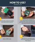 How to use Dual Slot M.2 Sata Raid Enclosure Usb 3.1 10Gbps with step-by-step instruction visuals.