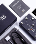 Professional Mobile Audio Interface With Ultra Low Latency And 192 kHz 114 dB Dynamic Range Dual Mic Preamps Expression Pedal Input MIDI Foot Switches Tailored For Guitar And Vocal Effects Includes BIAS FX Essential Unlock Code iOS Only with box, manuals, and cables