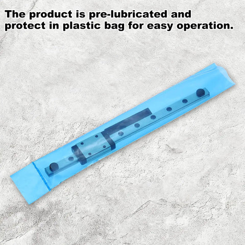 50Mm Linear Sliding Rail Guide With MGN7H Carriage Block And Mini Guide For Mini Engraving CNC Machines in protective plastic bag