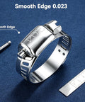 Heavy Duty 40 Pcs Hose Clamp Set Includes Premium 304 Stainless Steel Worm Gear Clamps For Intercooler Plumbing Fuel Lines And Tubes In Sizes From 1/4 Inch To 1-1/8 Inch For Super Durable Sealing Solutions. 304 stainless steel worm gear hose clamp with smooth edge
