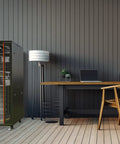 Heavy Duty 27U Floor Standing Network Rack With 32 Inch Deep Server Cabinet Enclosure in a modern home office setting.