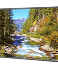 Heavy Duty 70 Inch Led Business Display Built Like A Tank Featuring Dual Hdmi Vga Dvi Displayport Lan Control Ops Slot Plug And Play Ready showcasing vibrant nature imagery.