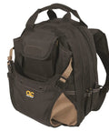 Rugged Carpenter Tool Backpack With 44 Pockets And Padded Back Support For Comfort Dual Main Compartments For Tools And Drill External Pocket