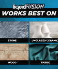 Liquid Fusion Heavy Duty Craft Glue For Rhinestones And Glitter, Waterproof And Crystal Clear Dries Non-Toxic, Works Best On Stone, Ceramics, Wood, Fabric