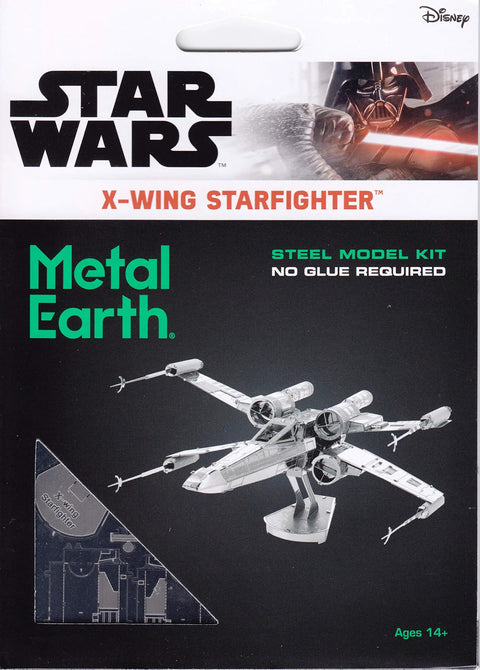 Star Wars X Wing Fighter 3D Metal Model Kit Unassembled No Glue Or Solder Needed Packaging