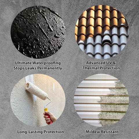 Pro Grade Liquid Rubber Waterproofing And Protective Coating For All Surfaces One Gallon White Beat The Weather displayed