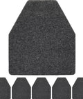 Six Pack Urinal Mats For Men Grippy Non Slip Floor Pads For Busy Commercial Restrooms Ultra Absorbent And Waterproof Gray Heavy Duty