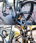 Beefy Bike U Lock With 14mm Shackle And 10mm By 1.8m Cable With Mounting Bracket For Road Mountain Electric And Folding Bikes Sold Secure Bronze Certified on bike frame