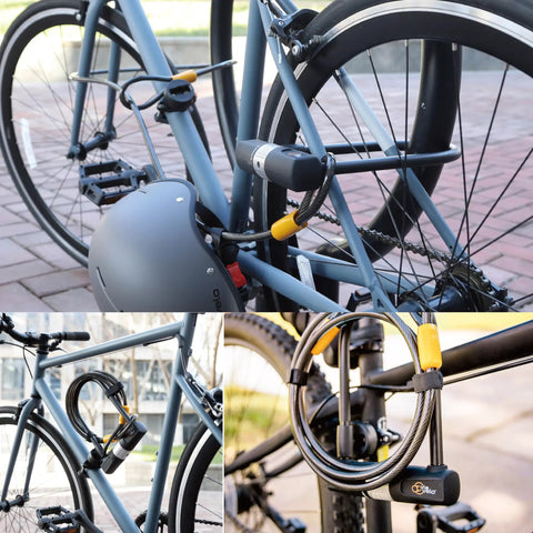 Beefy Bike U Lock With 14mm Shackle And 10mm By 1.8m Cable With Mounting Bracket For Road Mountain Electric And Folding Bikes Sold Secure Bronze Certified on bike frame