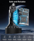 Diagram of 90W 4 Port Car Charger With USB C And USB A Fast Charge Dual USB C PD3.0 And USB A QC3.0, showing internal components.