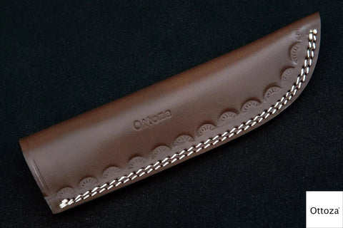 Top Grain Leather Knife Sheath For Fixed Blade Knives Built To Last Belt Carry Holster Vertical Knife Holder For 6 Inch Blades Up To 1.5 Inch Wide