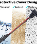 Two Pack SAE Quick Connector Harness 1 Foot 12 AWG Adapter Cable Male Plug To Female Socket Heavy Duty Waterproof Battery Connector
