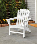 Real Deal Brush On Protective Enamel Paint In Satin White For Metal Wood Concrete And Masonry With Hella Tough Rust Coating And Super Fast Dry Finish on a white outdoor chair.