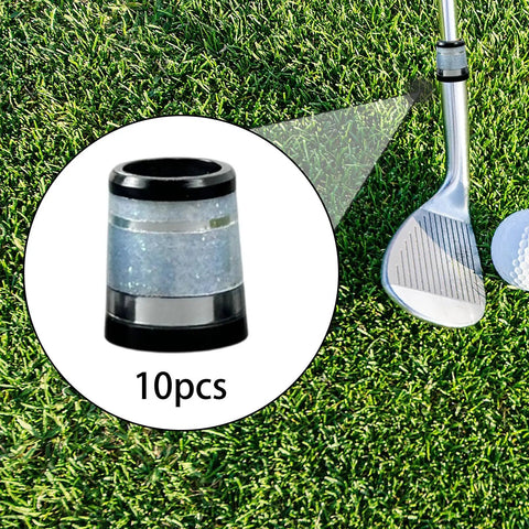 10 Pack Golf Iron Ferrule Adapters End Caps For 0.37 Inch Shaft Easy Trimming And Assembly Light Blue Sleeve Accessory