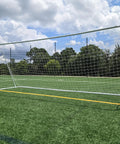 Regulation Size 24 By 8 Soccer Goal With Steel Frame, Heavy Duty Portable Pro Grade Practice Net Included, 24 By 8 Ft