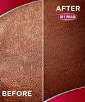 Top Shelf Leather Cleaner And Conditioner Wipes With Cloth Scrub Out Stubborn Grime While Leaving A Slick Protectant Layer. Before and after leather texture.