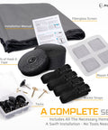 Easy Install Magnetic Garage Door Screen For 18x9 Foot Two Car Garage durable fiberglass mesh installation kit