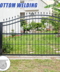 Two Pack Of Four Inch V Groove Gate Rollers Offer Rock Solid 3000 Lb Load Rating With Galvanized Steel Mount Brackets And Dual Bearings For Smooth Sliding Fence Gates Enabling Quick Setup With Zero Welding Or Unwanted Hustle on a sliding gate.