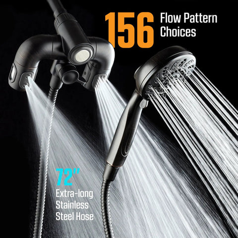 High Pressure Handheld Shower Head Combo With Adjustable Hydro Arms And 156 Mode Settings For Drenching Spa Vibes And Real Deal Kickin Bathroom Upgrades Delivering Smooth Game Changing Flow