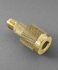 One Quarter Inch Straight Quick Coupler For Air Lines And Hydraulic Hoses, Male Flare Quick Disconnect Fitting, Heavy Duty Industrial QC, Smooth Connection, Beefy Quick Connect For Tooling And Equipment on gray background