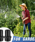 Gardener using Pool PVC Barbed Fittings To NPT Male Adapters One And A Half Inch Tubing Connectors Kit for water gardening