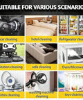 3000W High Pressure Steam Cleaner With Smart Display And 3.5L Tank for various cleaning scenarios like car, hotel, and dishes.