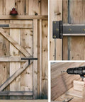 12 Inch Heavy Duty T Strap Gate Hinges For Barn Fence And Shed Doors 180 Degree Swing 4mm Industrial Steel Black Wrought Hardware Holds Up To 70Kg With 2 Hinges Beefy And Tough Yard Gate Hardware For Wooden Fences