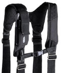 Ballistic Tool Belt With Suspenders, Professional Series For Heavy Duty Work, adjustable rigging system close-up view