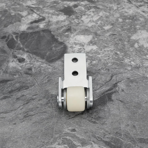 Front view of 8 Pack 15mm Sliding Door Track Guide Wheels For Dining Tables Closets And Glass Doors Durable Roller Wheels
