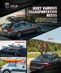 Built Tough T Track Tie Down Anchors For Truck Bed Rails And Tonneau Covers Rock Solid T Slot Cleats Made From 6061 Aluminum In Red securing a cargo box, snowboard, kayak, and bicycle on vehicles.