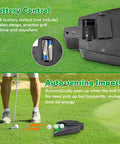 Auto Returning Golf Putting Training Aid For Indoor And Outdoor Practice Cordless Battery Powered With Two AA Batteries Not Included Durable Plastic Build Overview