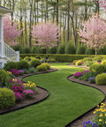 Easy Install Garden Edging Border 50 Ft No Tool Required 2 Inch Flexible Landscape Edging With 48 Stakes Plastic Lawn