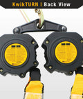 Back view of 10 Foot Cobra Web Self Retracting Lifeline No Tangling Design Class 1 Retractable Safety Lanyard SRL