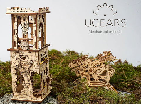 Archballista Tower Mechanical 3D Model Kit Wooden Brainteaser For Adults And Teens Medieval Siege Weapon Build Birthday Gift Idea For Puzzle Fans Hands On Engineering Challenge, wooden tower and siege model