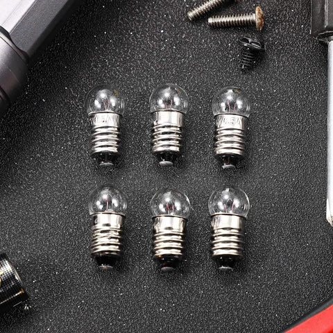 20 Pieces E10 Miniature Light Bulbs Replacement For DIY Circuits And Experiments 3.8V 0.3A Tiny Screw Base Lamps