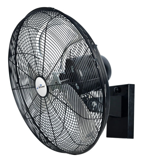 Outdoor Oscillating High Velocity Wall Fan With 4750 CFM Heavy Duty Weatherproof Motor