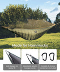 Ultralight Hammock Underquilt For Camping And Backpacking Full Length Quilt Keeps You Cozy In Hammocks For 3-4 Seasons Weighs Just 25oz