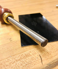 Pro Grade Cabinet Scraper Burnisher Tool With Hard Maple Handle And Super Hard High Speed Steel Rod For Card Scraper Burnishing And Woodworking Projects Made In USA