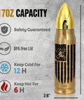 17oz Gold Stainless Steel Tumbler With American Flag Tool Design And I Fix Stuff And I Know Things Phrase A Gearhead Approved Gift For Dads