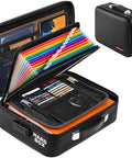 Fireproof Waterproof Document Safe Box With Lock For Important Docs And Passports, Cash And Certificates, Laptop Storage